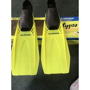 US Divers Pacifica‎ Calypso Fins/Flippers Snorkeling Scuba Sz 11 1/2-13 46-47EUC